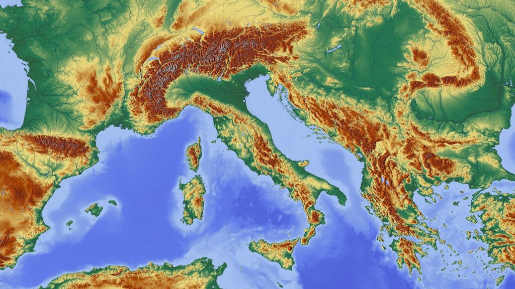 Południowa Europa - gdzie leży Chorwacja ?